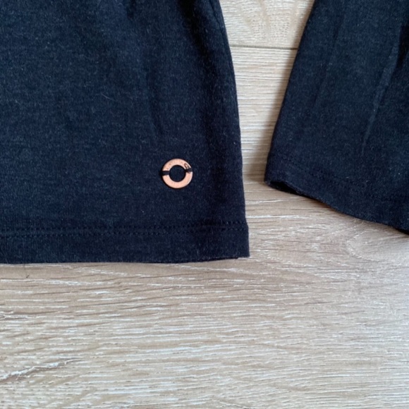 Skunkfunk long sleeve teeshirt wrap style b neck open back Lyocell sustainable - Picture 3 of 6